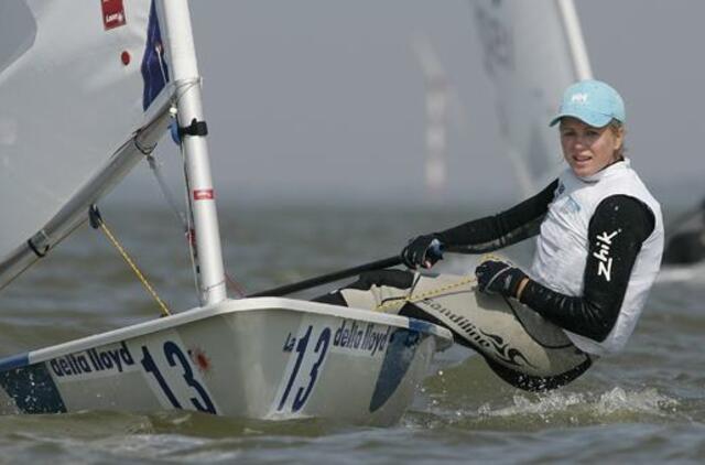 Buriuotoja Gintarė Scheidt pasaulio taurės varžybose pakilo į ketvirtą vietą