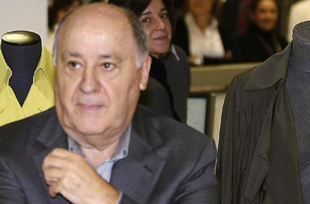 "Inditex" steigėjas - turtingiausias europietis