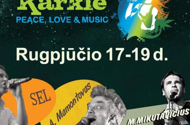 Karklės festivalyje - M. Mikutavičiaus, "Sel" ir A. Mamontovo "trikova"