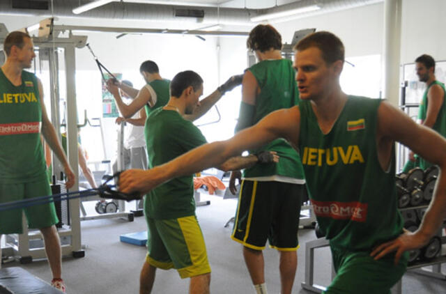 Klaipėdoje surengta rinktinės treniruotė (foto)