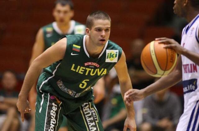 Lietuvos krepšininkai Hiūstone įveikė britus, S.Jasaitis, A.Juškevičius, A.Kavaliauskas keliauja namo