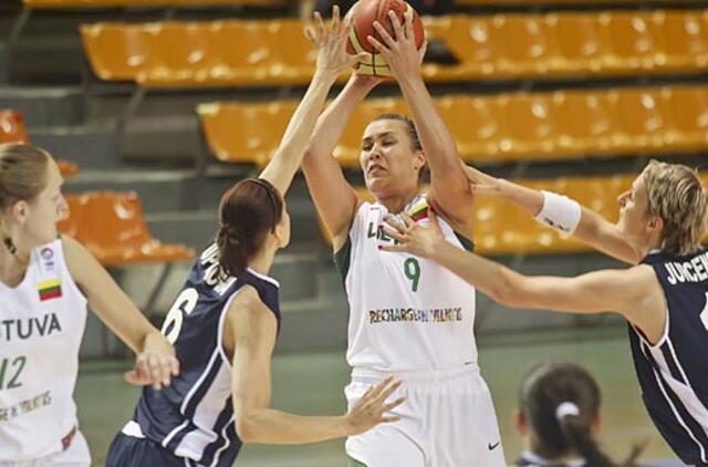 Lietuvos krepšininkės Europos čempionato atrankoje įveikė slovakes