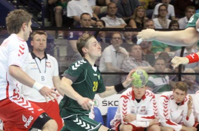 Lietuvos rankininkai pralaimėjo lenkams 17:24