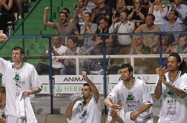 "Montepaschi" su Lietuvos krepšininkais komanda - Italijos čempionato finale