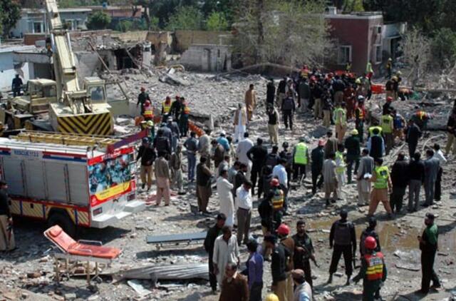 Pakistane teroro aukomis tapo penki žmonės, daugiau kaip 30 sužeista