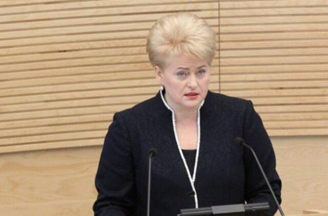 Prezidentė vyksta valstybinio vizito į Latviją