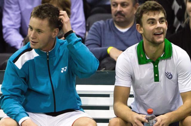 Ričardas Berankis pasaulio reitinge - 167-as,  Laurynas Grigelis - 192-as