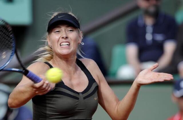 Rusė Marija Šarapova pirmą kartą žais "French Open" finale