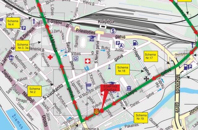 Dėl dviračių maratono bus ribojamas eismas