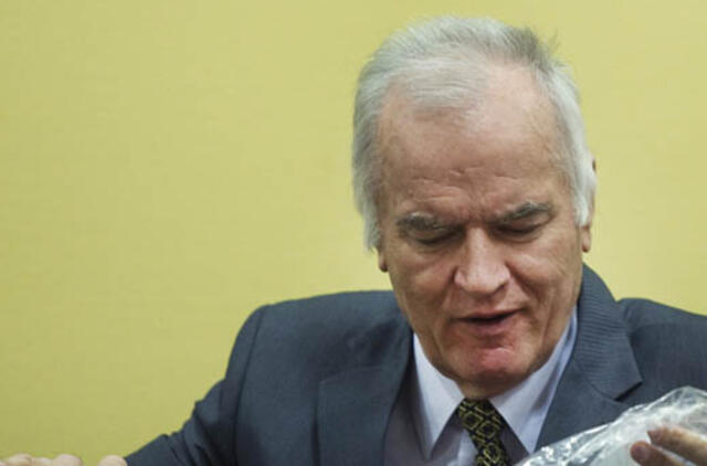 Hagoje tęsiamas Ratko Mladičiaus bylos nagrinėjimas
