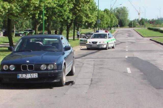 Insulto ištiktas vairuotojas vinguriavo miesto gatvėmis