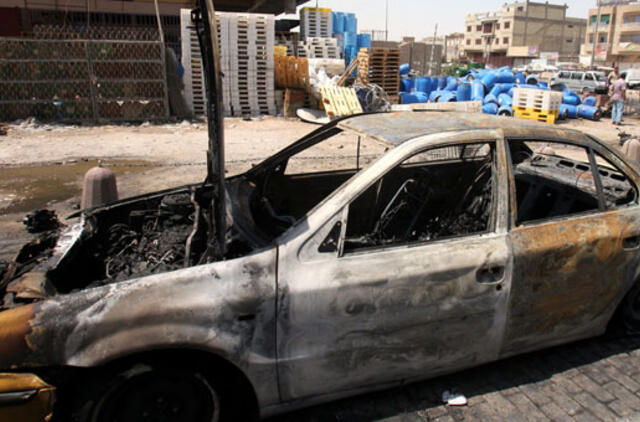 Irake teroro aktų aukų skaičius išaugo iki 107