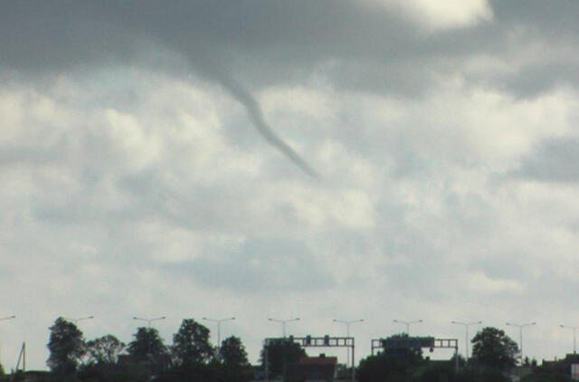 Klaipėdos viesulas nustebino hidrometeorologus