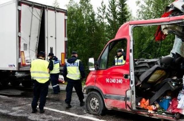 Laukinis gyvūnas sukėlė kraupią avariją Švedijoje