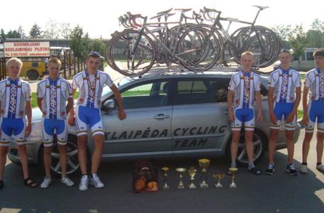 Lenktynėse triumfavo Klaipėdos dviratininkai