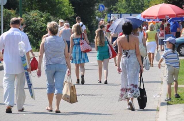Šeštadienį pajūryje fiksuotas karščio rekordas