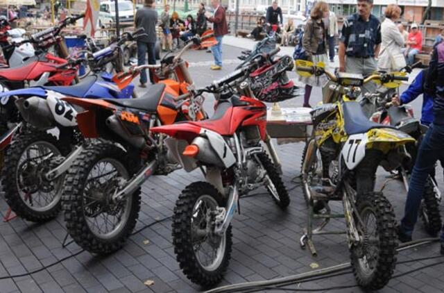 Šeštadienį suburgs motociklų motorai