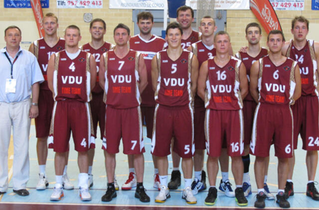 VDU krepšininkai - Europos universitetų sporto žaidynių čempionai