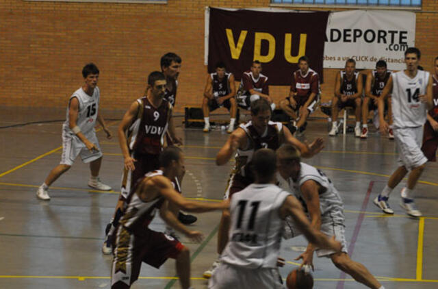 VDU krepšininkai - Europos universitetų sporto žaidynių finale