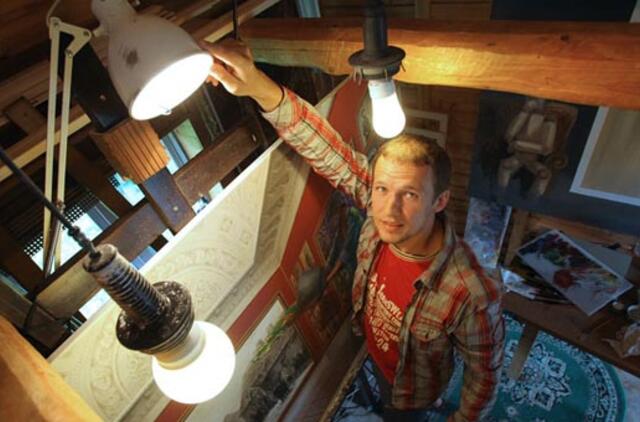 Aurimas Eidukaitis: "Paveiksle stengiuosi perteikti kelių epochų dvasią"