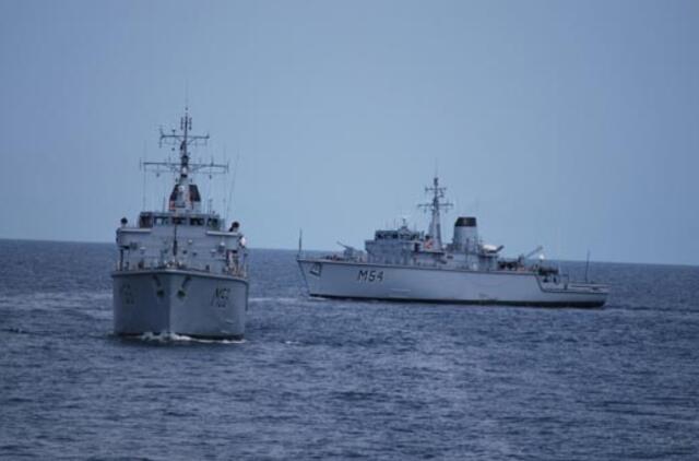 Baltijos jūroje - karo laivų pratybos