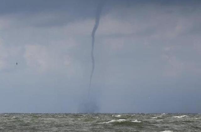 Baltijos jūroje sukosi galingas viesulas