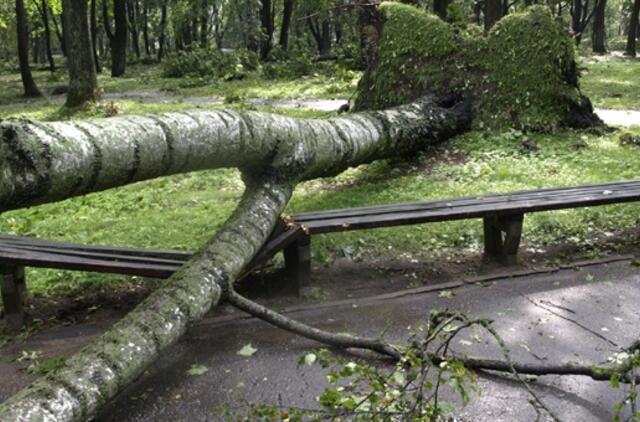 Gyventojai vėl perspėjami dėl galimo škvalo