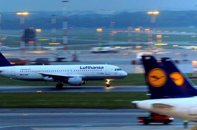 "Lufthansa" darbuotojai streikuos penktadienį