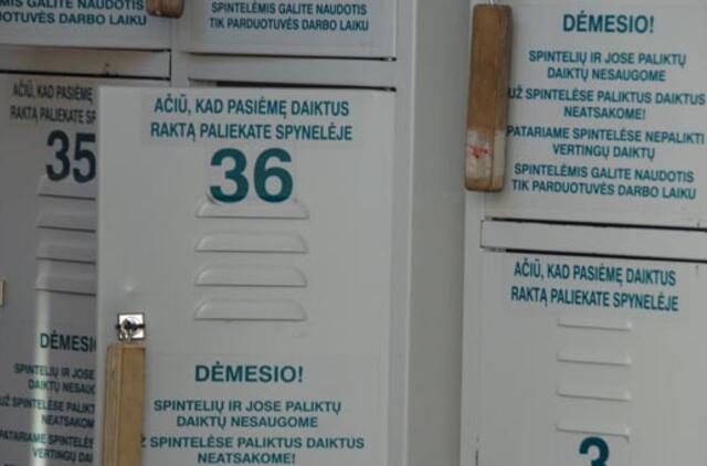 Parduotuvėje Palangoje rastos talpos su gyvsidabriu