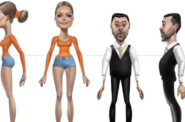 V. Šapranauskas ir J. Jurkutė pasirodys 3D pavidalu