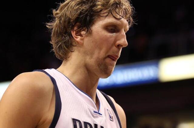 Vokietijos krepšinio žvaigždė Dirkas Nowitzkis vedė savo mylimąją