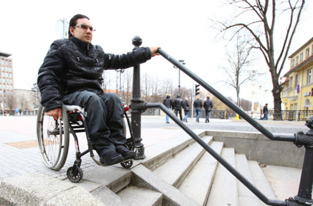 Eksperimentas: Klaipėda - negailestinga neįgaliesiems