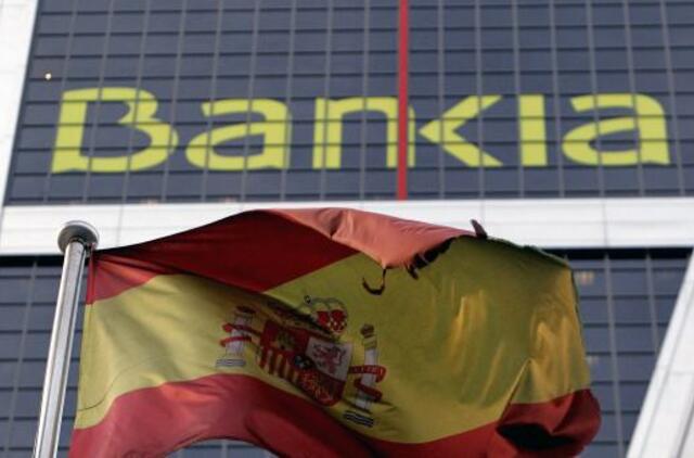 Ispanijos banko "Bankia" nuostoliai perkopė 4 mlrd. eurų