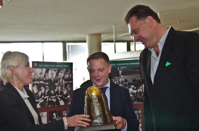 Lietuvos krepšinio trofėjai - išskirtinėje parodoje