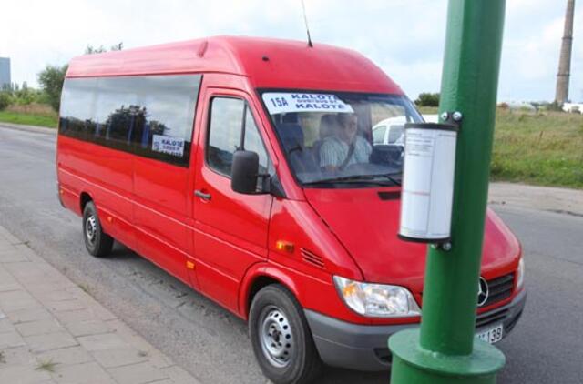 Maršrutų startą lydėjo piketai