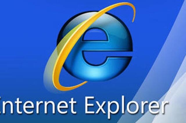 "Microsoft" ištaisė spragą "Internet Explorer" saugumo sistemoje