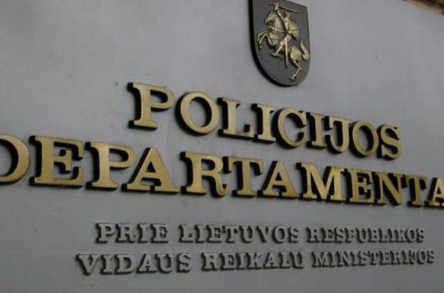 Policijos departamentas teisinasi, kad Valstybės kontrolės įžvelgti pažeidimai buvo netyčiniai, ir žada pasitaisyti