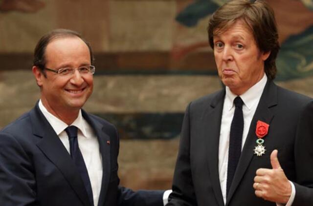 Polui Makartniui suteiktas Prancūzijos garbės titulas