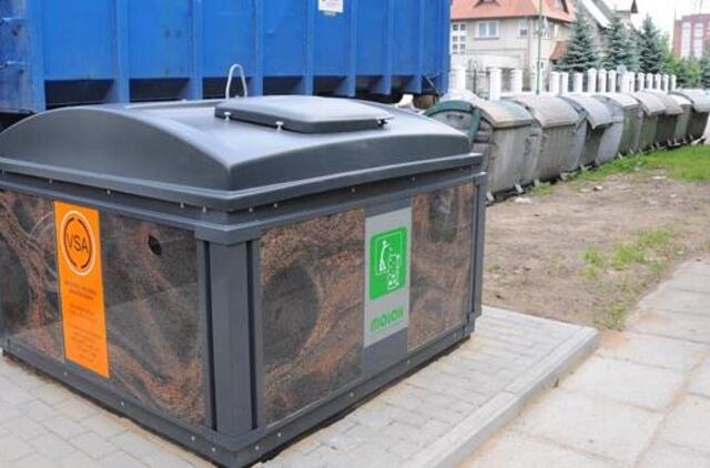 Požeminiams konteineriams mažinama kliūčių