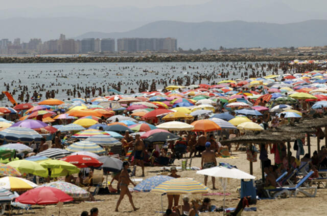 Rugpjūtį Ispanijoje apsilankė rekordinis turistų skaičius