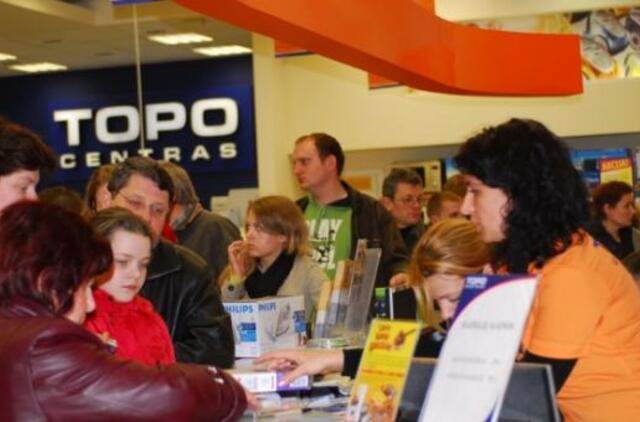 Vakarų Lietuva - be "Topo centras" parduotuvių