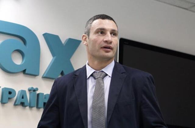 Vitalijus Kličko tikisi, kad jo partija rinkimuose surinks mažiausiai 15 proc. balsų