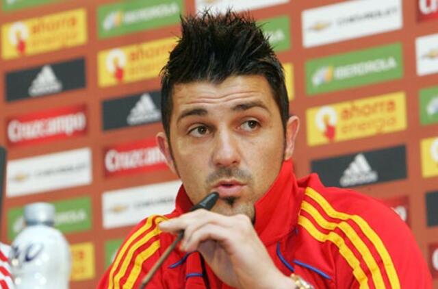 D.Villa nepatenkintas savo vaidmeniu "Barcelona" klube