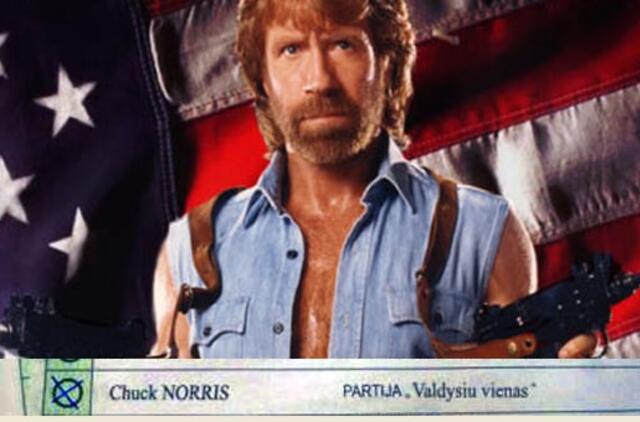 Į Seimą lietuviai siūlė ir Chucką Norrisą