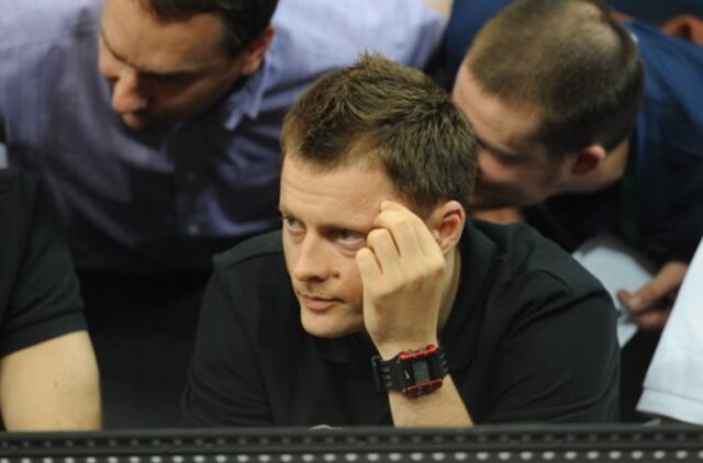 Krepšininkas A. Eitutavičius rungtyniaus Lenkijoje