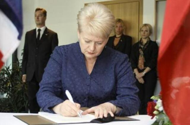Prezidentė paskyrė keturis Lietuvos ambasadorius