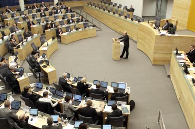 Seimas turėjo apie 30 perbėgėlių
