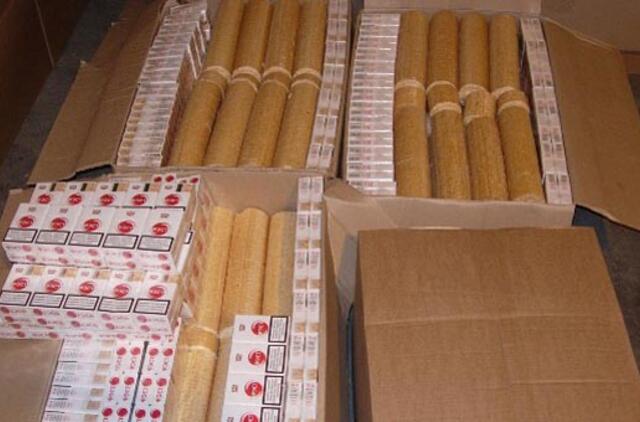 Smūgis baltarusių kontrabandininkams: pasienyje sulaikytas beveik 6 mln. Lt vertės cigarečių krovinys