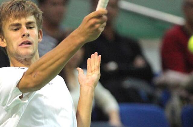 Tenisininkas L. Grigelis Prancūzijoje pateko į dvejetų varžybų pusfinalį