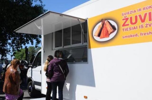 Žvejai prie Danės prekiauti norėtų visus metus